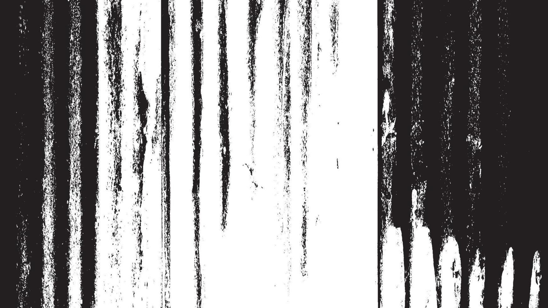 beunruhigte Overlay-Textur, Grunge-Hintergrund schwarz-weiß abstrakt, Vektor-beunruhigter Schmutz, Textur von Spänen, Rissen, Kratzern, Schrammen, Staub, Schmutz. vektor