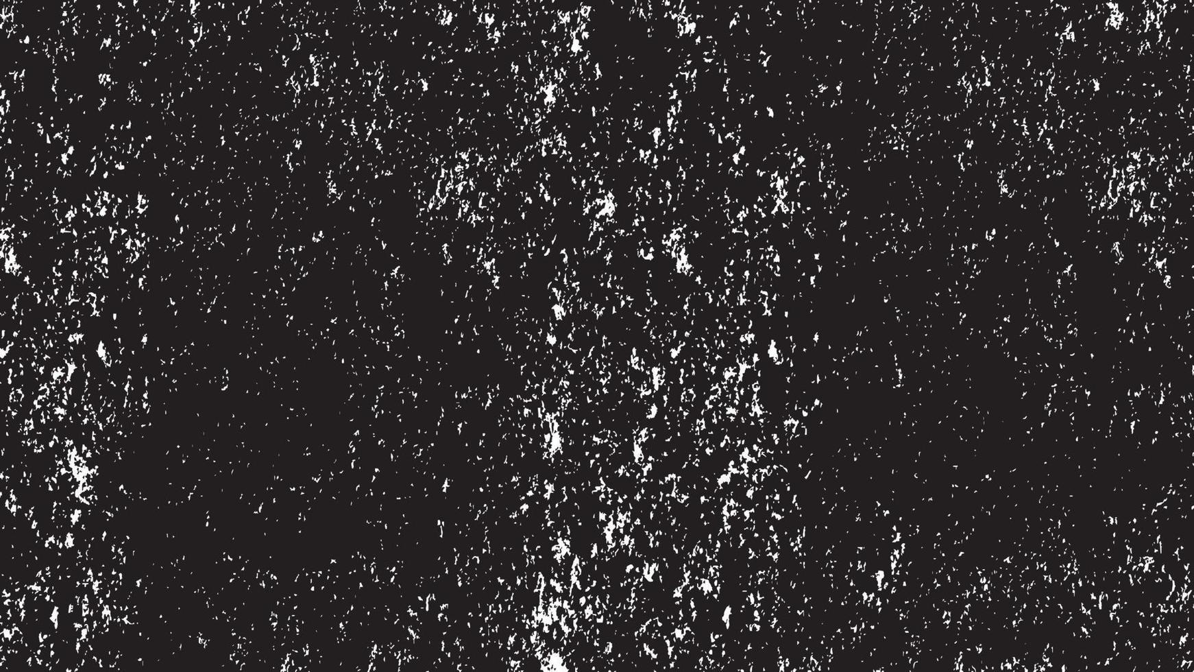 beunruhigte Overlay-Textur, Grunge-Hintergrund schwarz-weiß abstrakt, Vektor-beunruhigter Schmutz, Textur von Spänen, Rissen, Kratzern, Schrammen, Staub, Schmutz. vektor