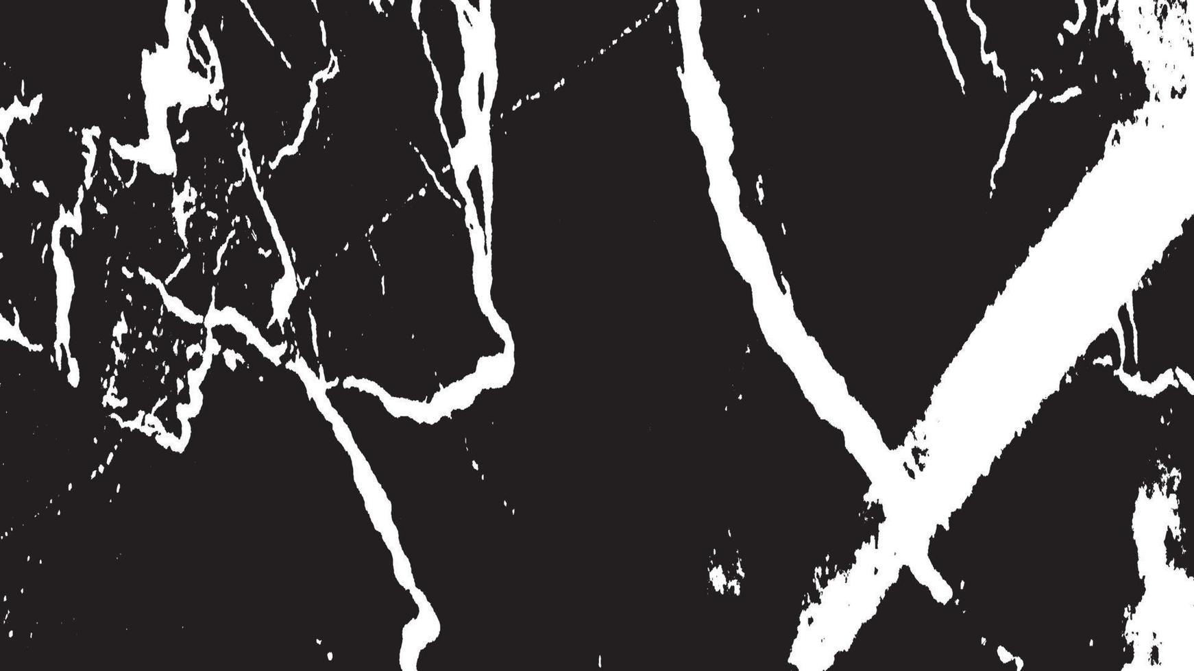 beunruhigte Overlay-Textur, Grunge-Hintergrund schwarz-weiß abstrakt, Vektor-beunruhigter Schmutz, Textur von Spänen, Rissen, Kratzern, Schrammen, Staub, Schmutz. vektor