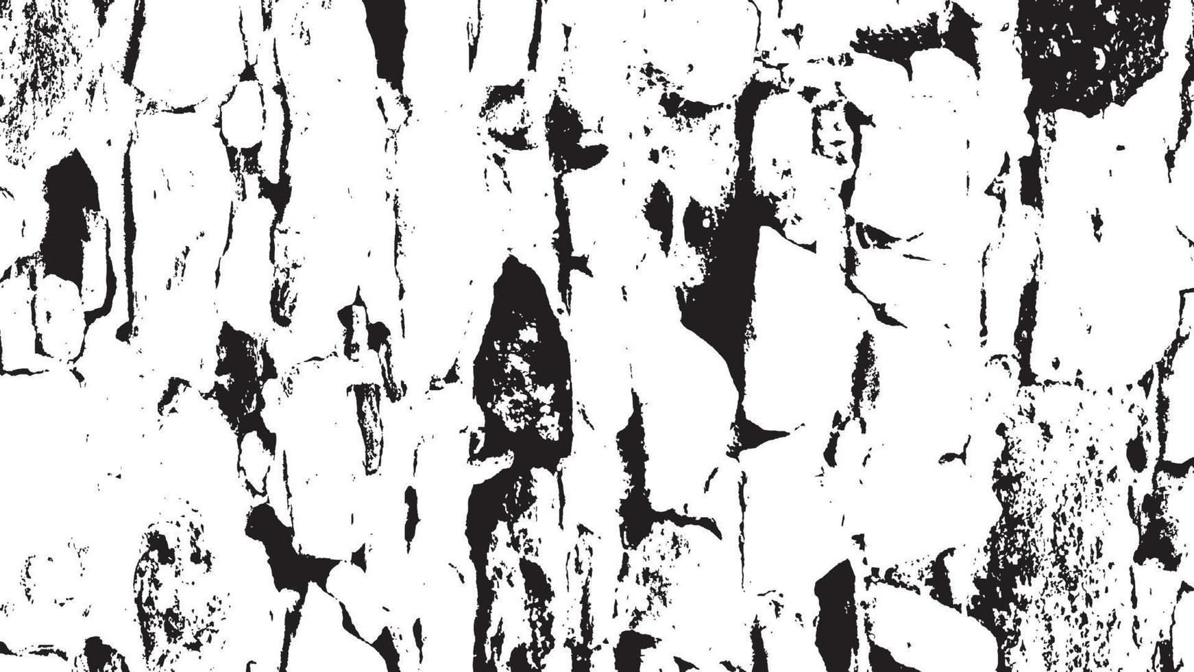 beunruhigte Overlay-Textur, Grunge-Hintergrund schwarz-weiß abstrakt, Vektor-beunruhigter Schmutz, Textur von Spänen, Rissen, Kratzern, Schrammen, Staub, Schmutz. vektor