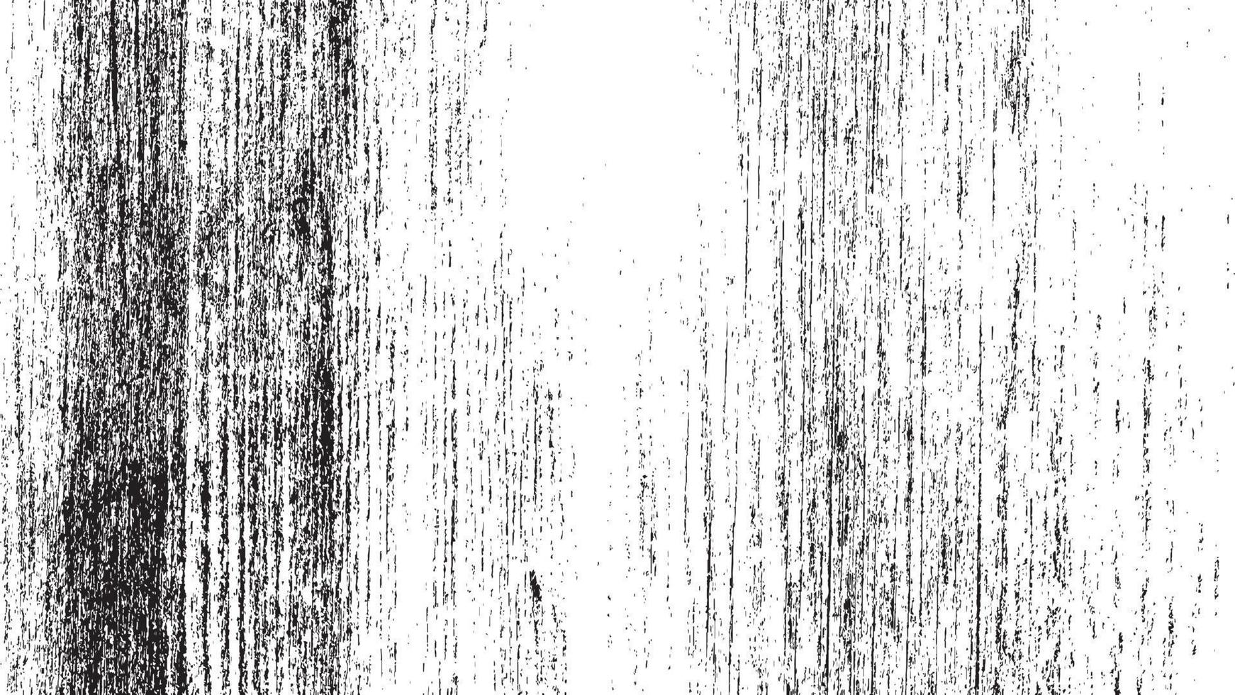 beunruhigte Overlay-Textur, Grunge-Hintergrund schwarz-weiß abstrakt, Vektor-beunruhigter Schmutz, Textur von Spänen, Rissen, Kratzern, Schrammen, Staub, Schmutz. vektor