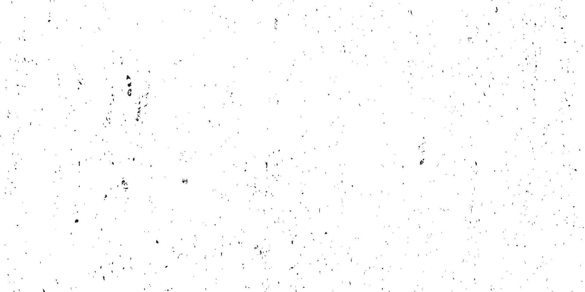 beunruhigte Overlay-Textur, Grunge-Hintergrund schwarz-weiß abstrakt, Vektor-beunruhigter Schmutz, Textur von Spänen, Rissen, Kratzern, Schrammen, Staub, Schmutz. vektor