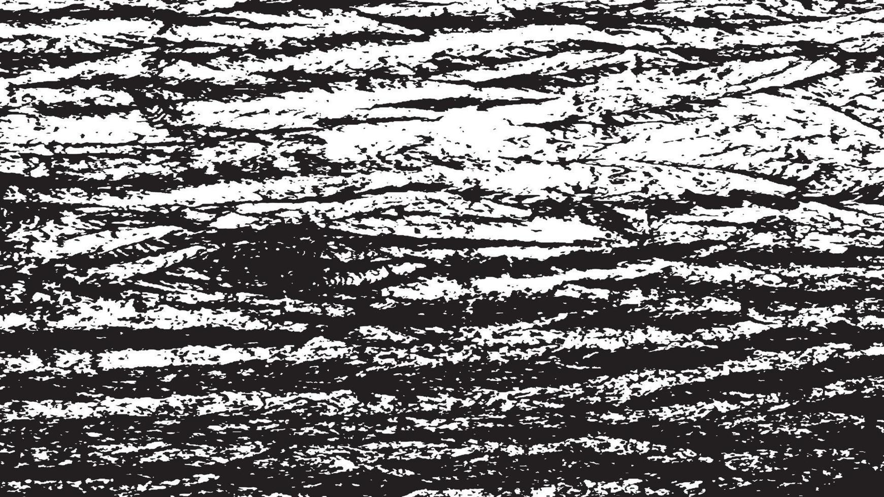 beunruhigte Overlay-Textur, Grunge-Hintergrund schwarz-weiß abstrakt, Vektor-beunruhigter Schmutz, Textur von Spänen, Rissen, Kratzern, Schrammen, Staub, Schmutz. vektor