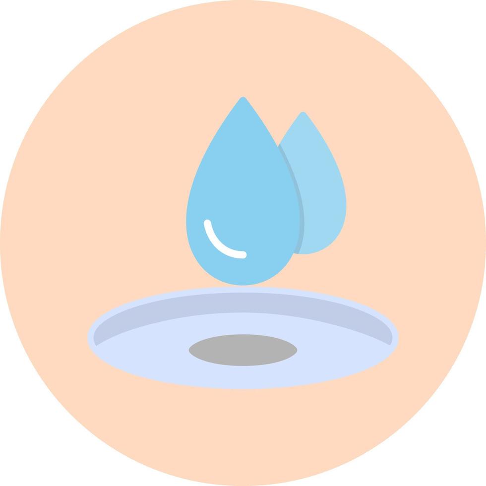 Wassertropfen-Vektor-Symbol vektor