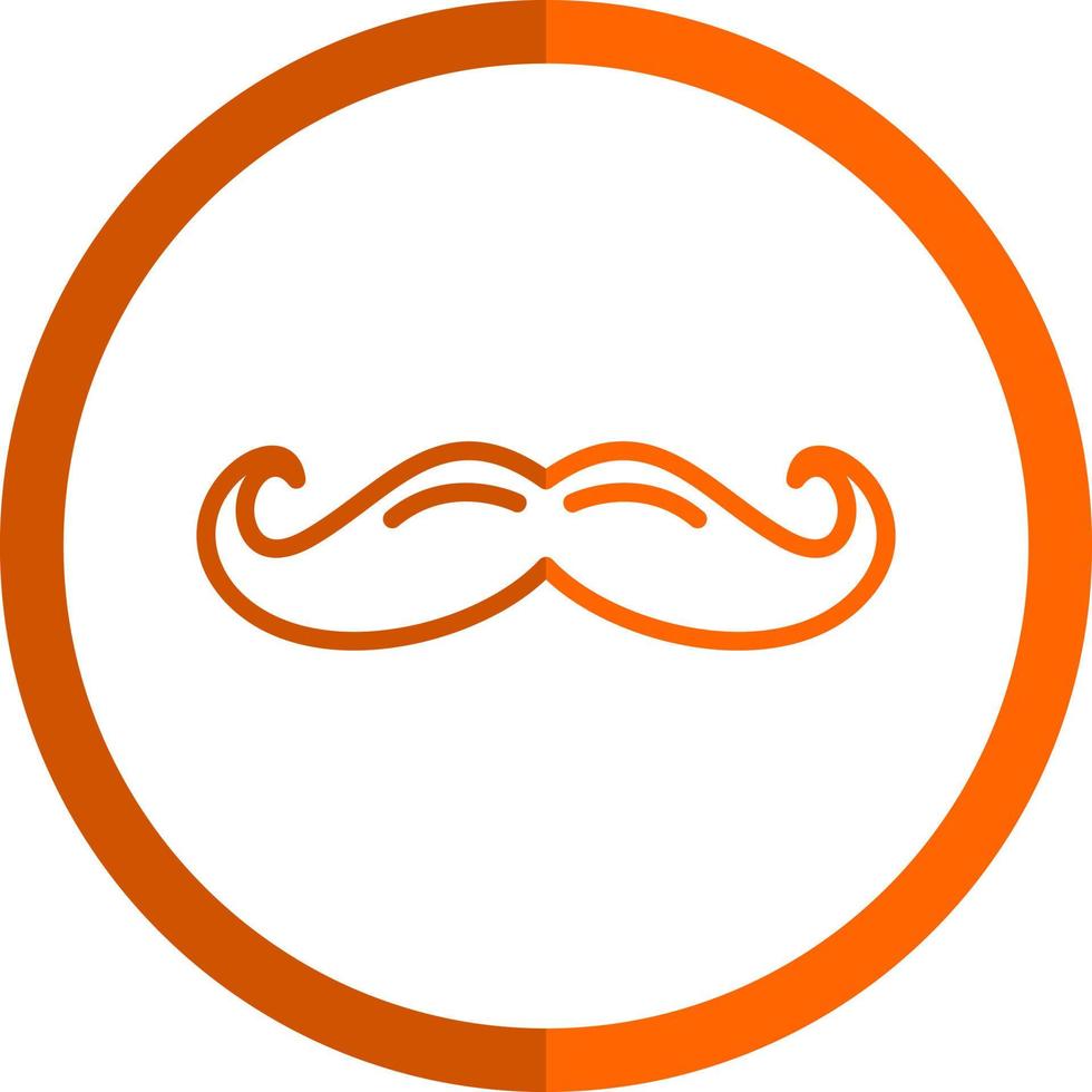 mustasch vektor ikon design