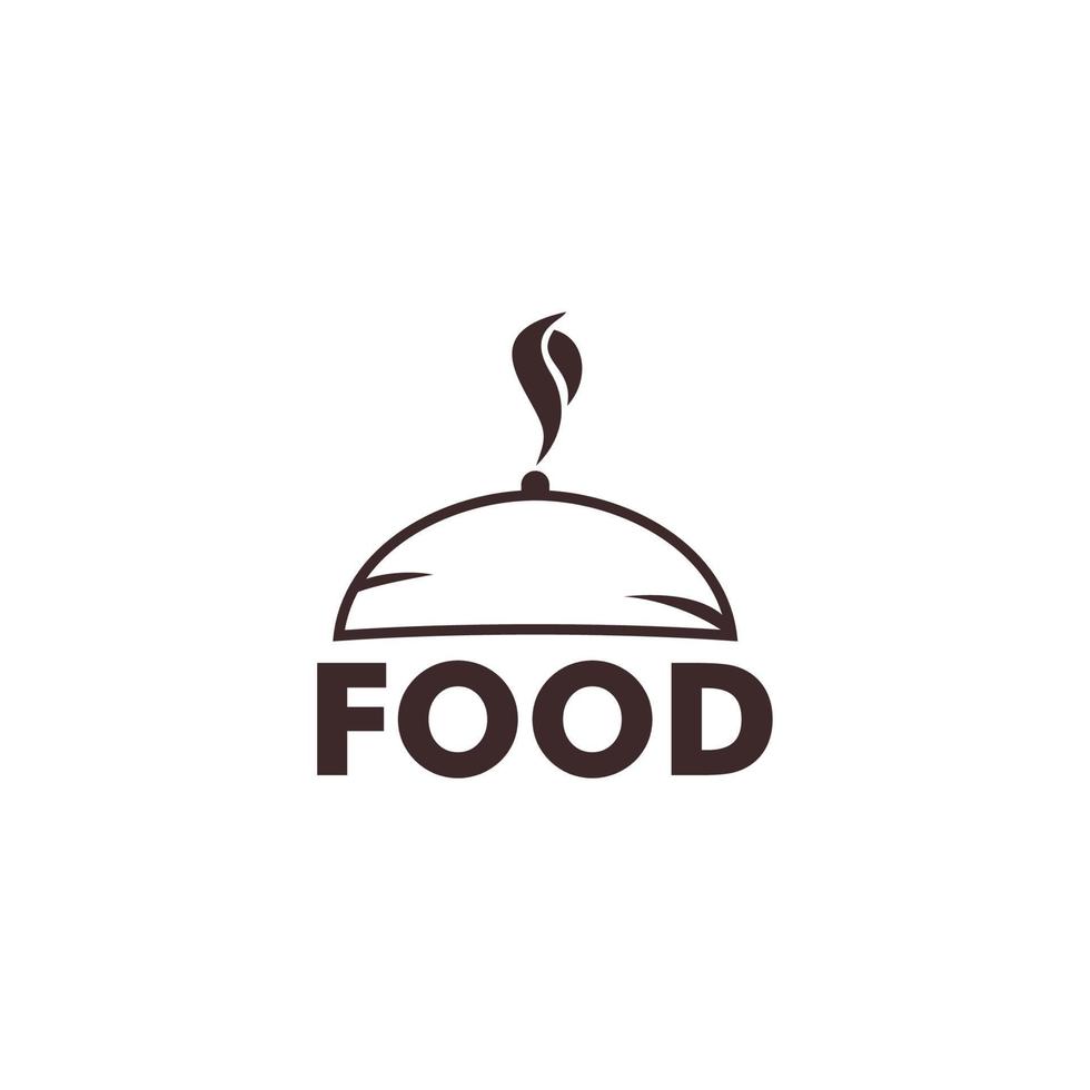Essen Symbol Symbol zum Cafe, Restaurant, Kochen Geschäft. modern linear Gastronomie Etikette vektor