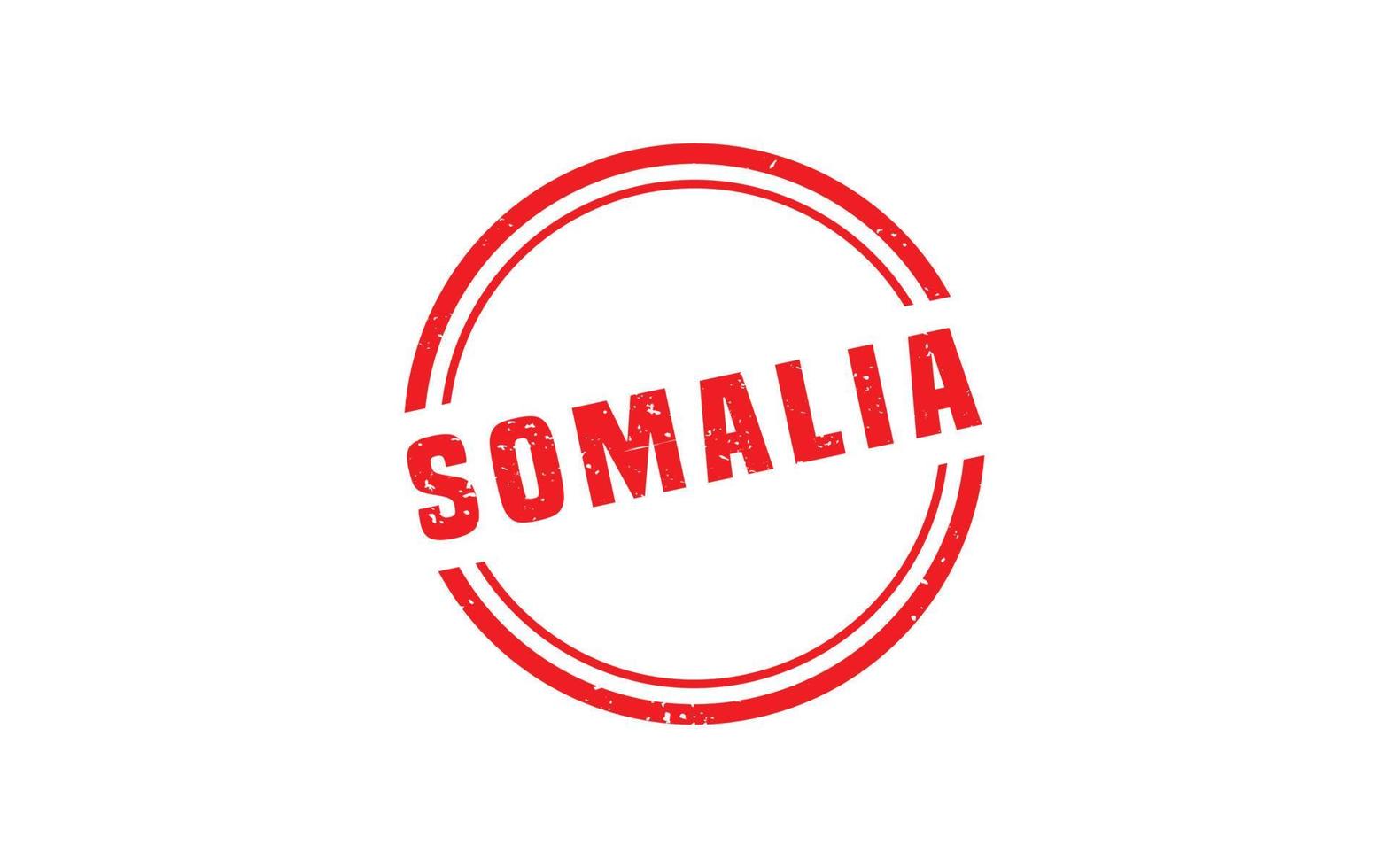 Somalia Briefmarke Gummi mit Grunge Stil auf Weiß Hintergrund vektor