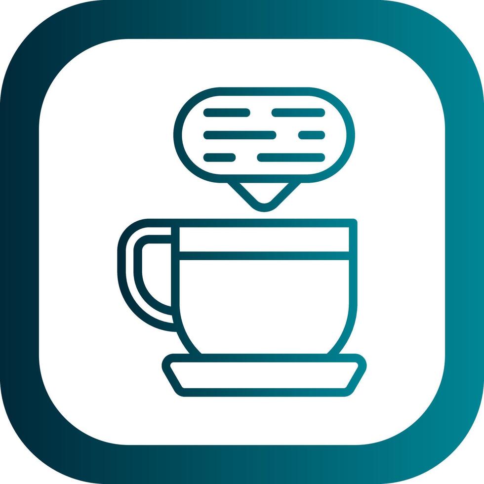 Kaffee-Vektor-Icon-Design vektor