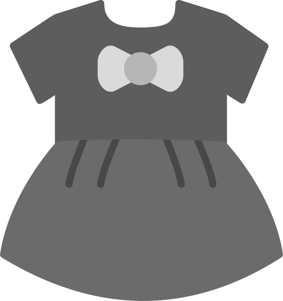 Baby Mädchen Kleid Vektor Symbol