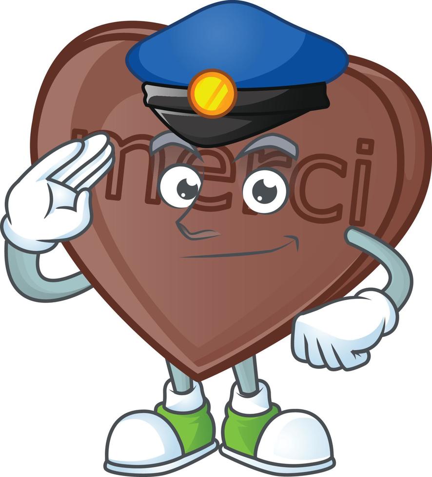 ett bita kärlek choklad tecknad serie karaktär stil vektor