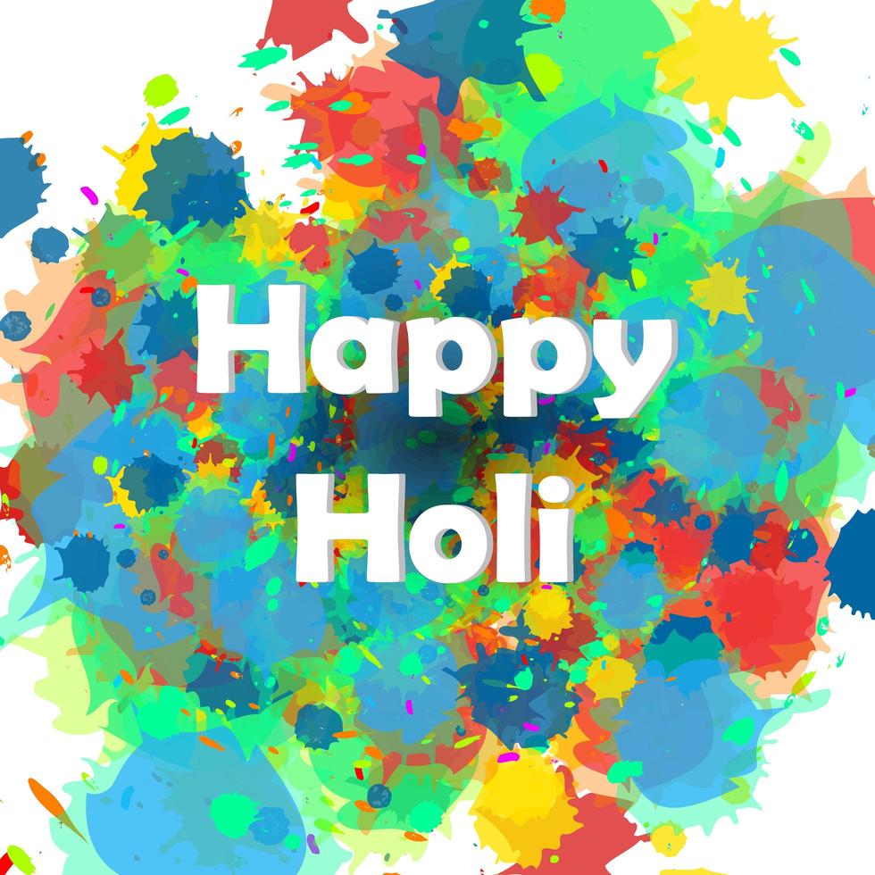 Happy Holi Festival vektor