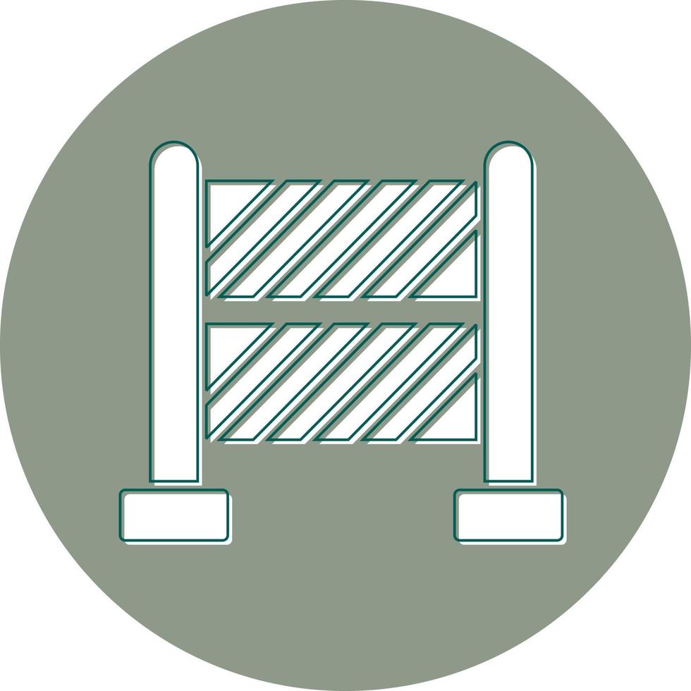 barriär vektor ikon