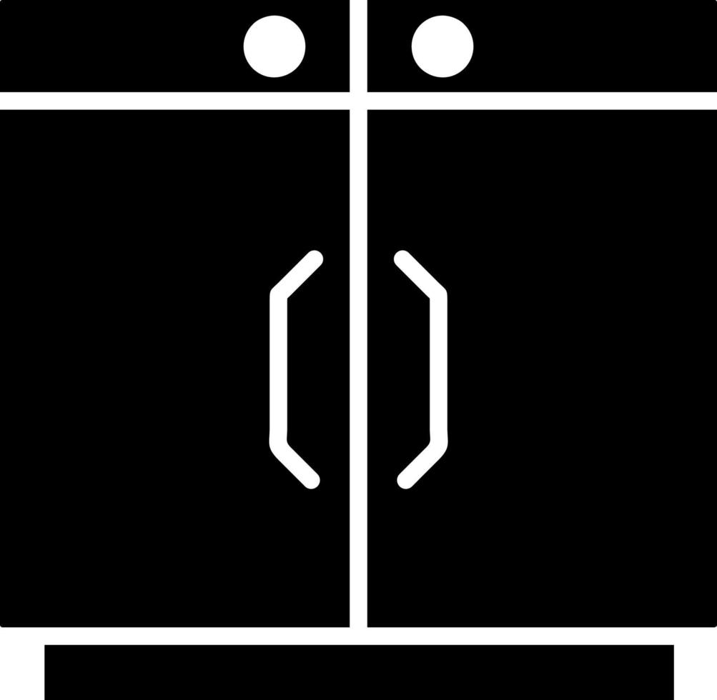 Kabinett-Vektor-Symbol vektor