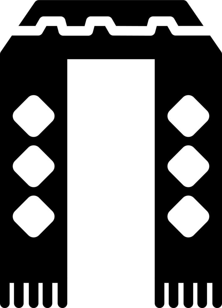 Schal-Vektor-Symbol vektor