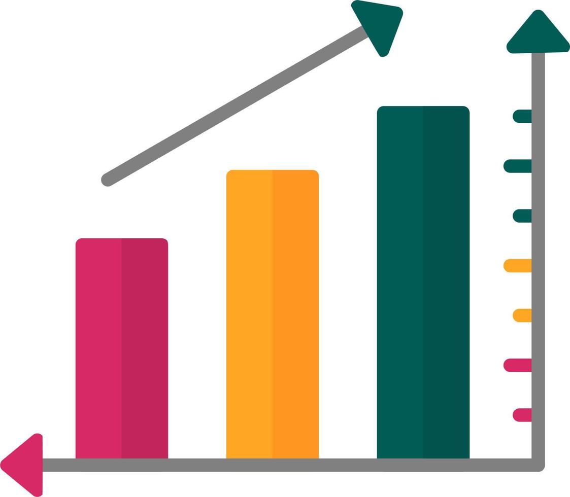 Statistiken erhöhen, ansteigen Vektor Symbol