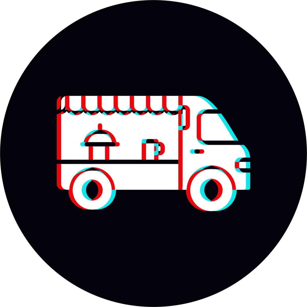 Food-Truck-Vektor-Symbol vektor