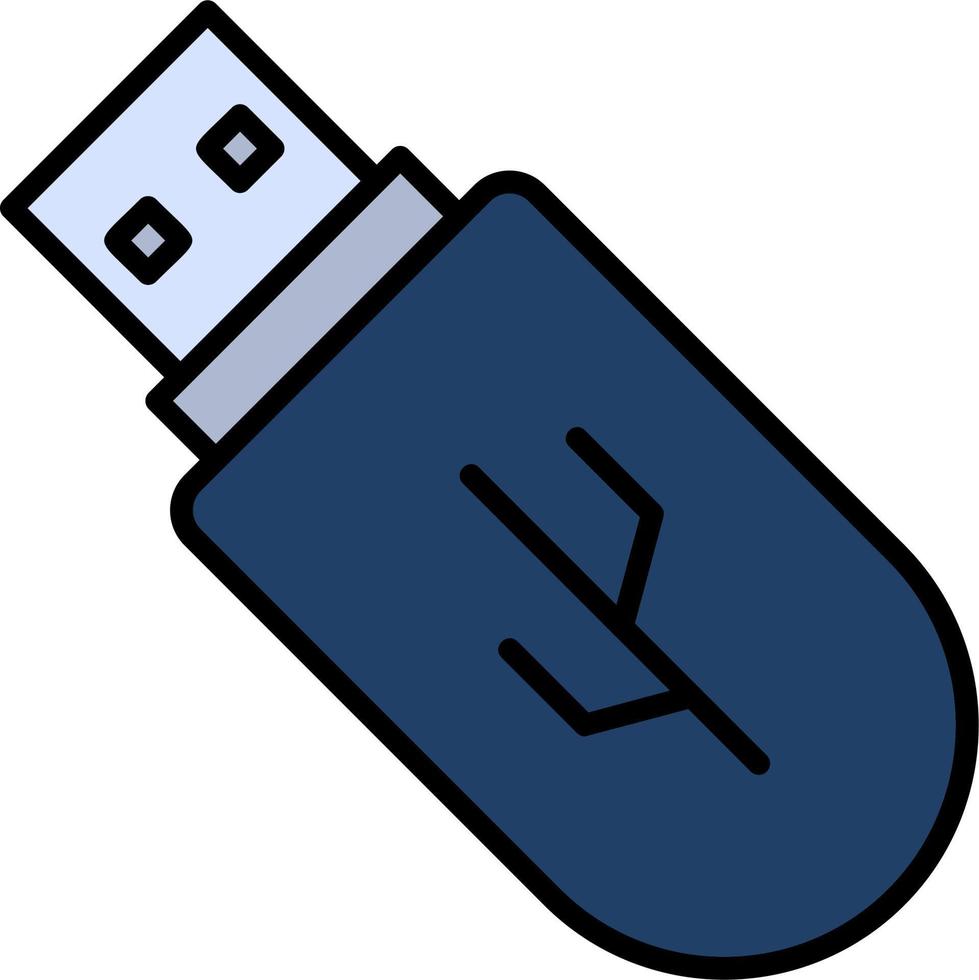 USB-Vektorsymbol vektor