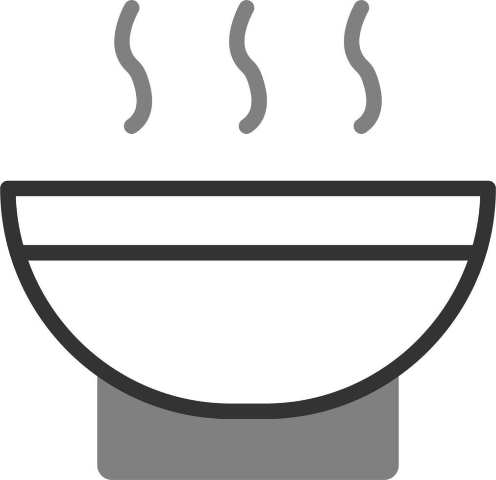 soppa skål vektor ikon