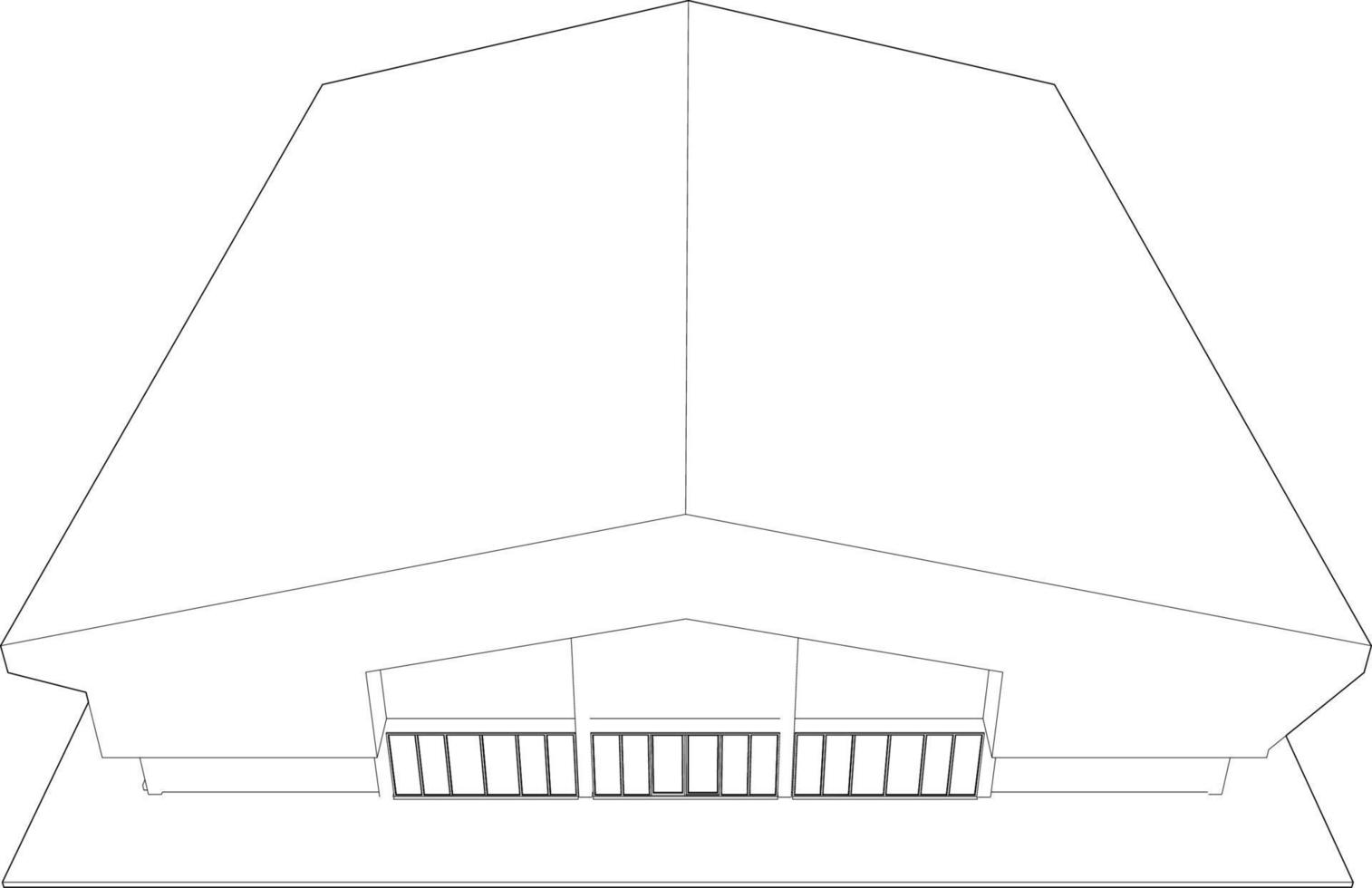 3D-Darstellung des Bauvorhabens vektor