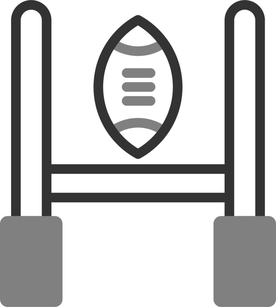 Rugby Tor Vektor Symbol