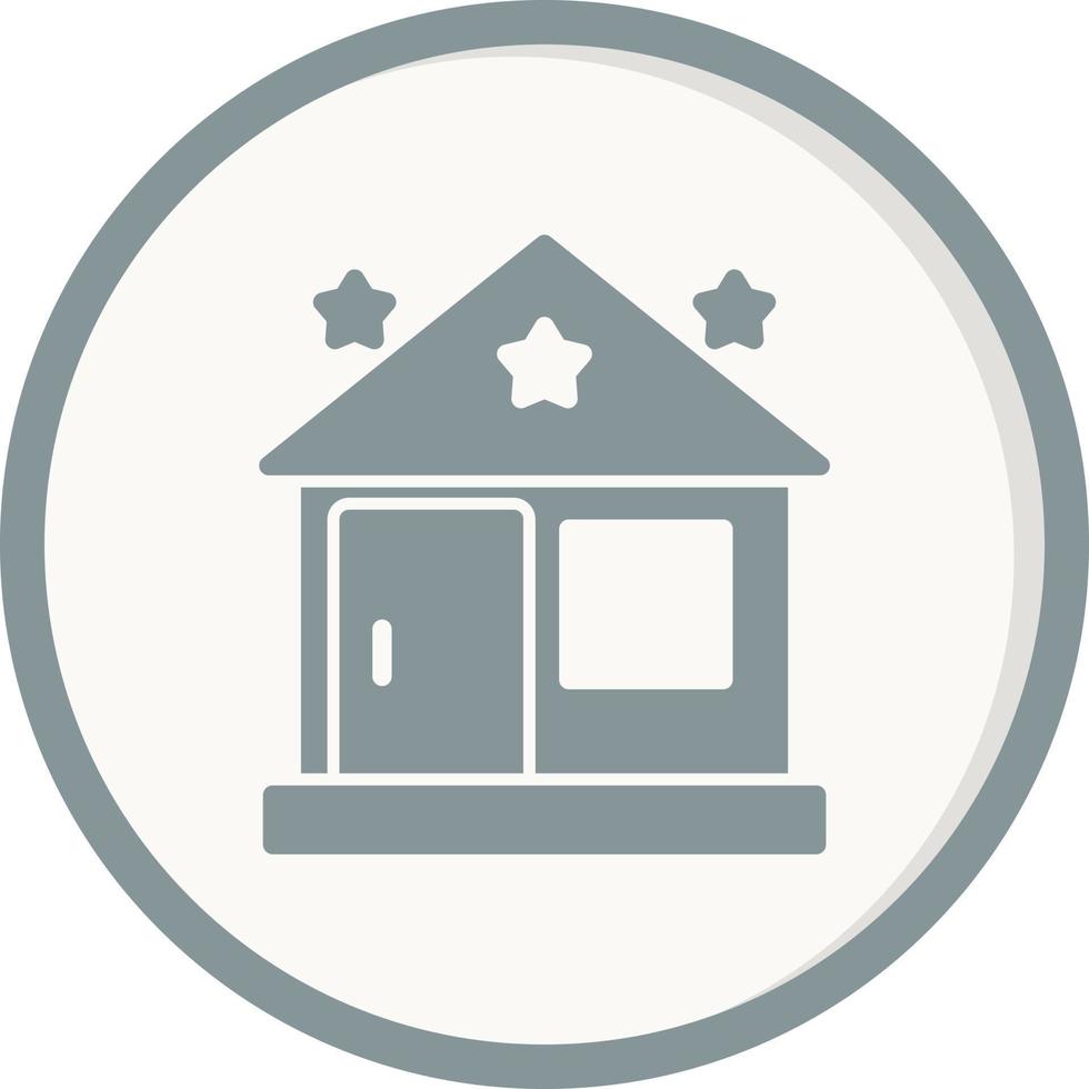rena hus vektor ikon