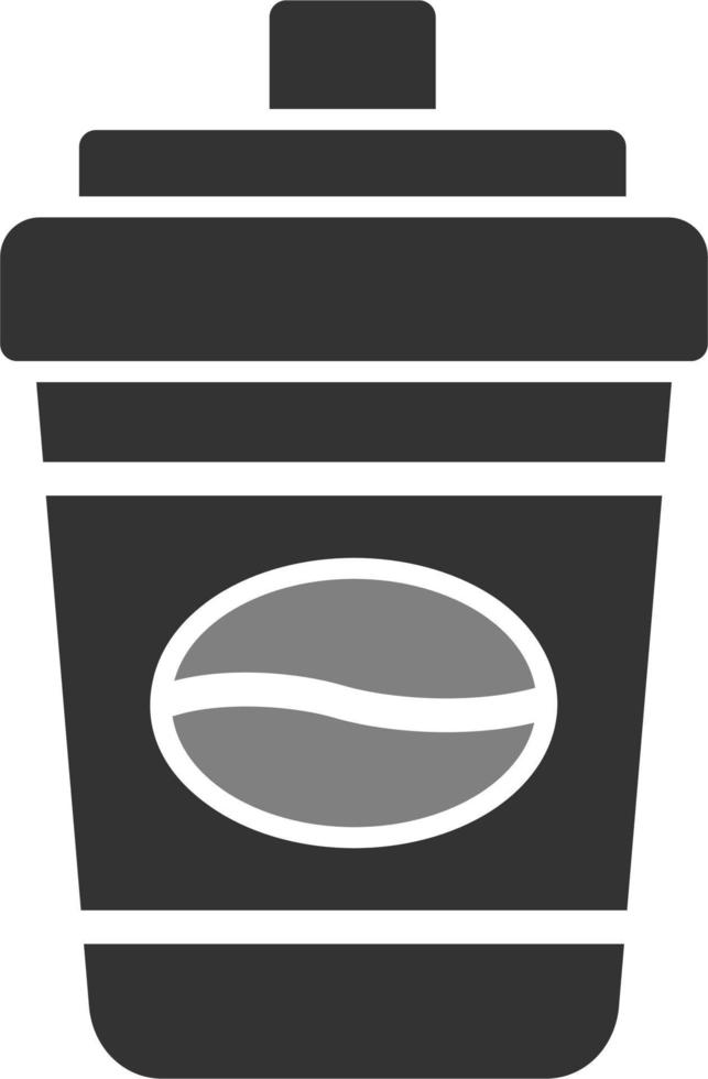 Einweg Kaffee Tasse Vektor Symbol