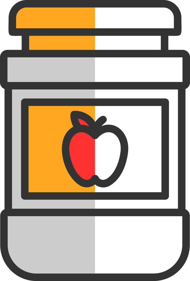 Marmelade-Vektor-Icon-Design vektor