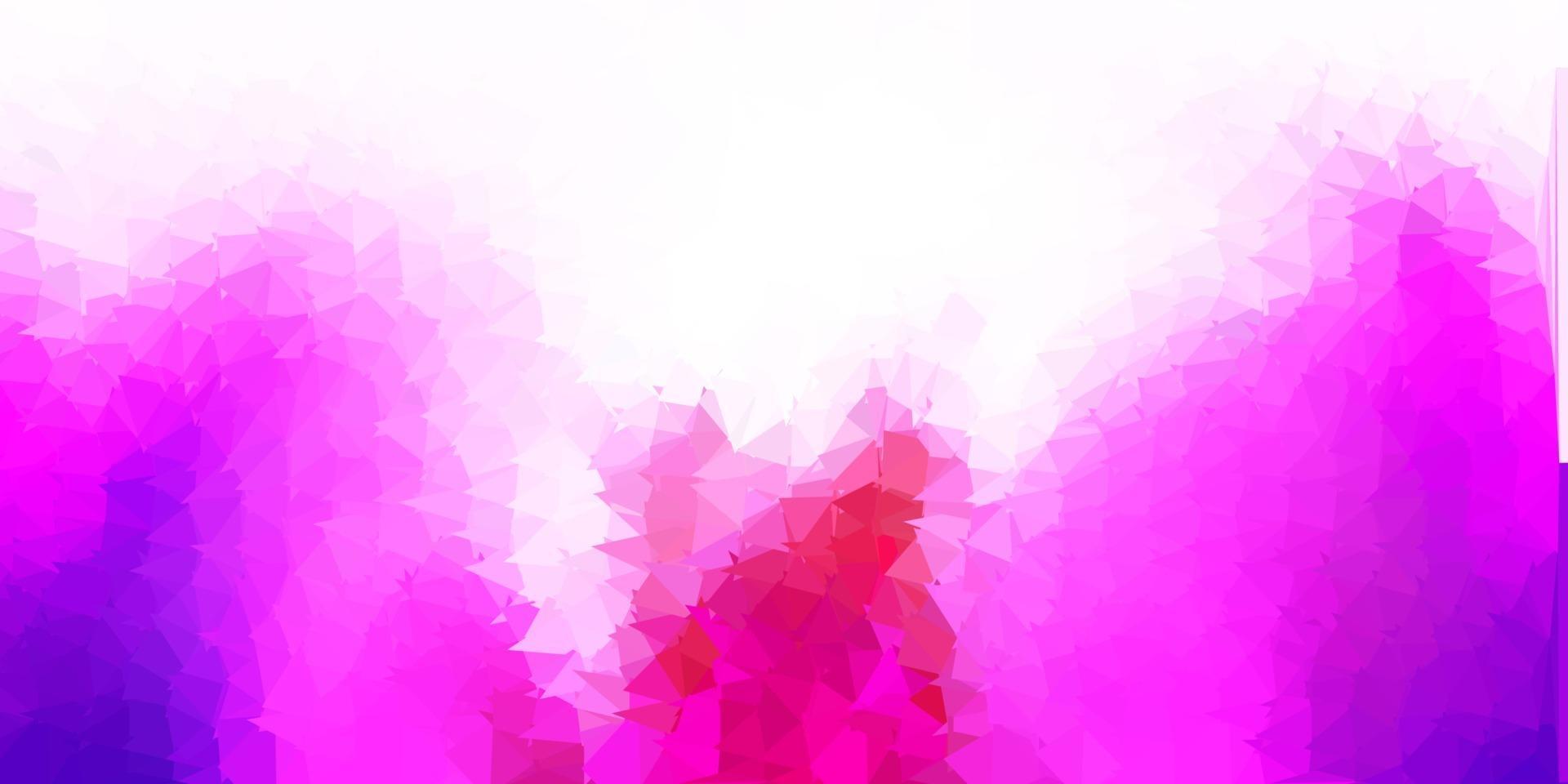 mörk lila, rosa vektor abstrakt triangel mall.