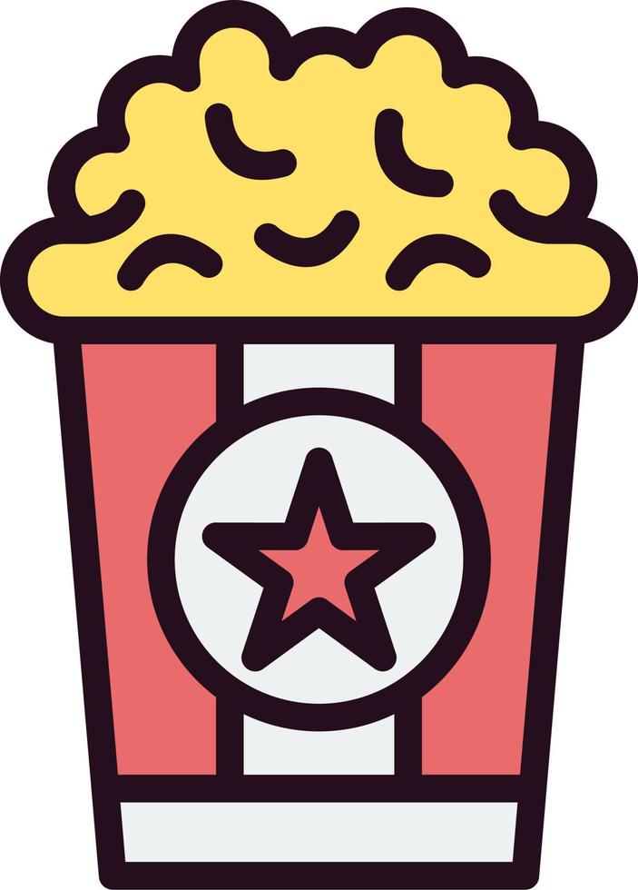 Popcorn-Vektor-Symbol vektor