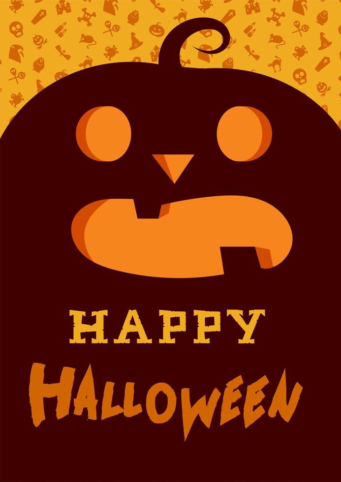 Happy Halloween Schriftzug vektor