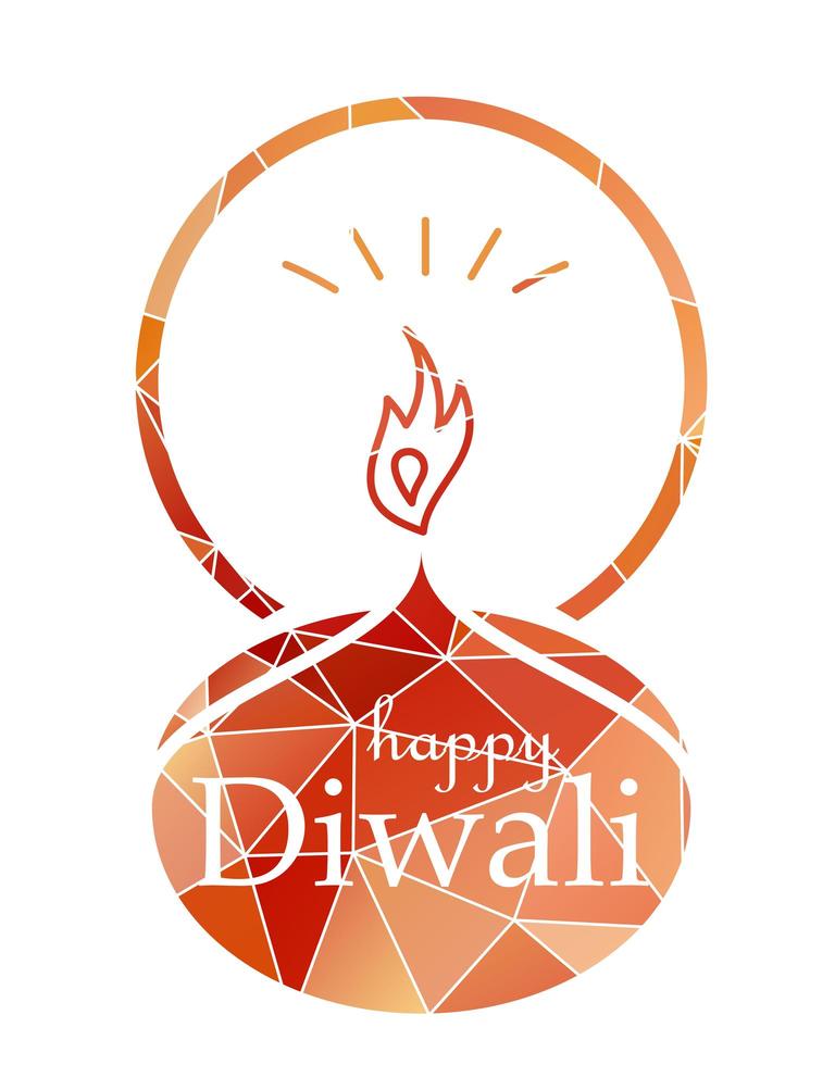 Happy Diwali Feier Banner vektor