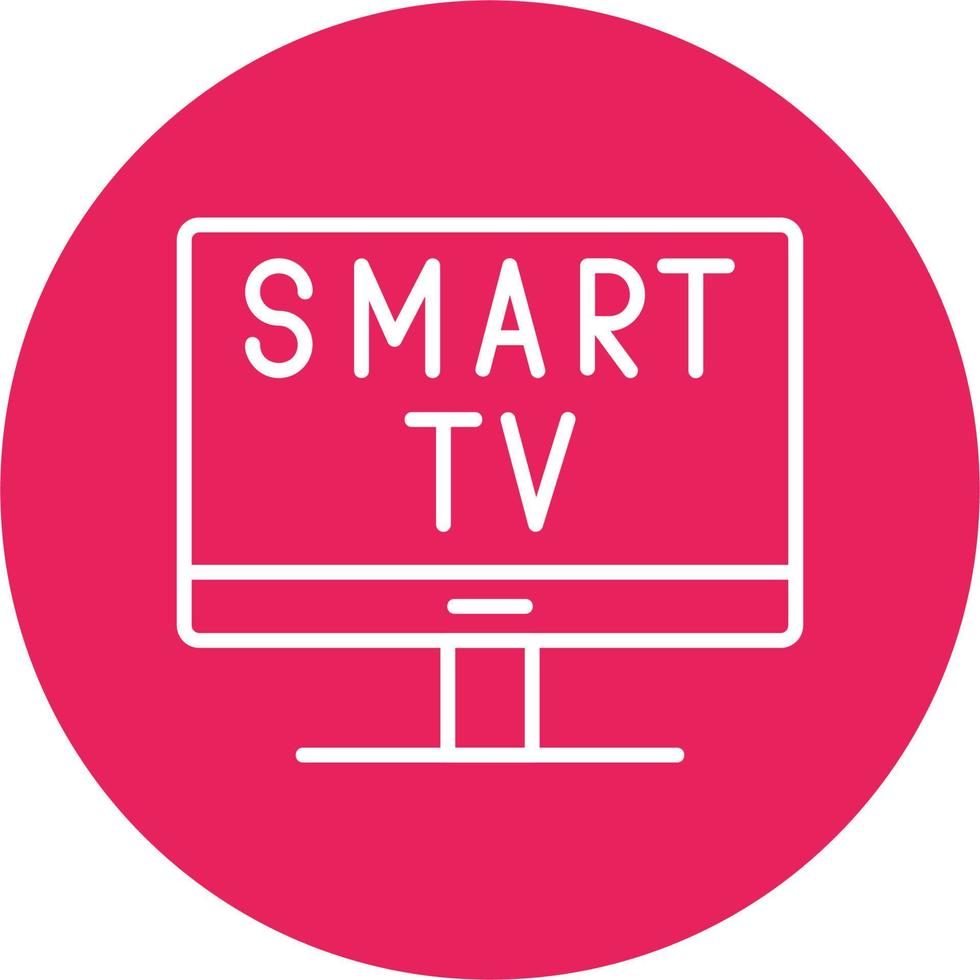 smart tv vektor ikon