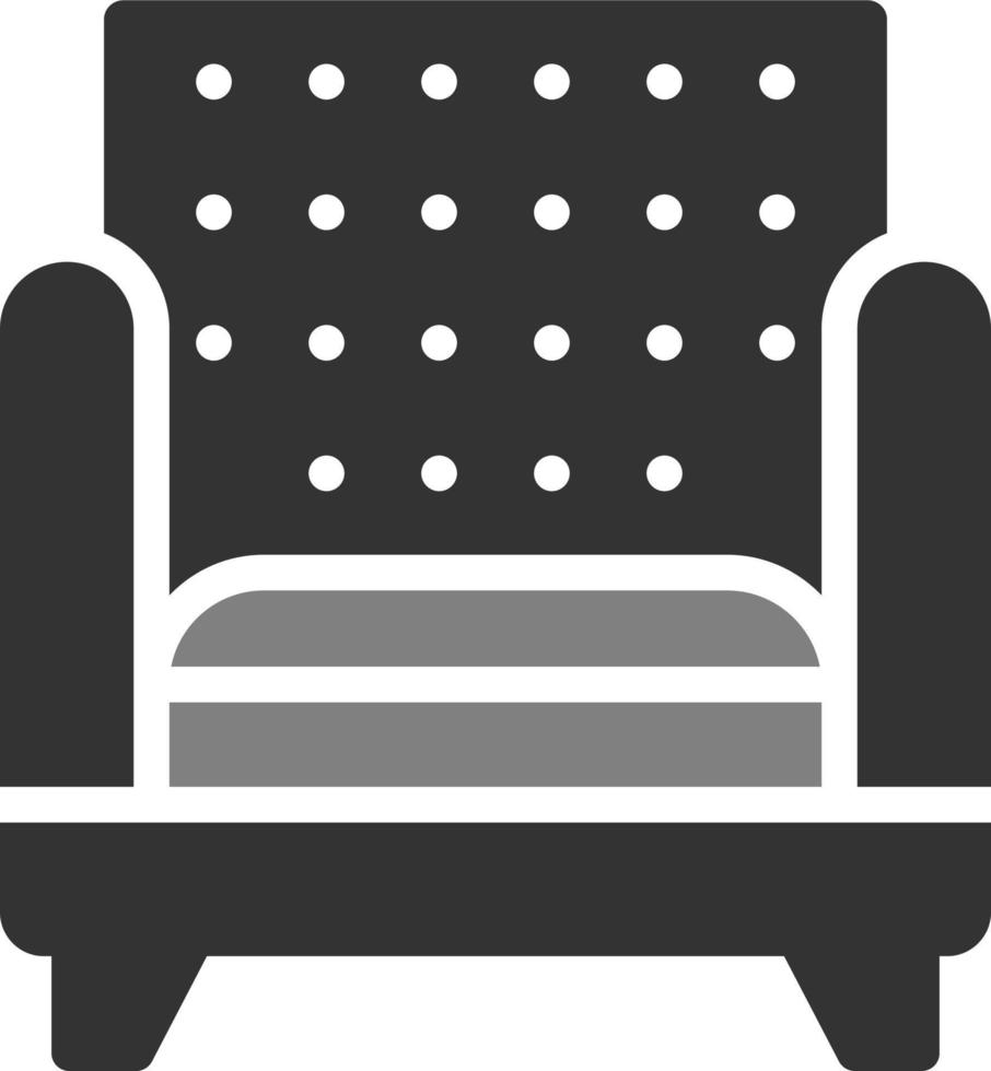 Sofa-Vektor-Symbol vektor