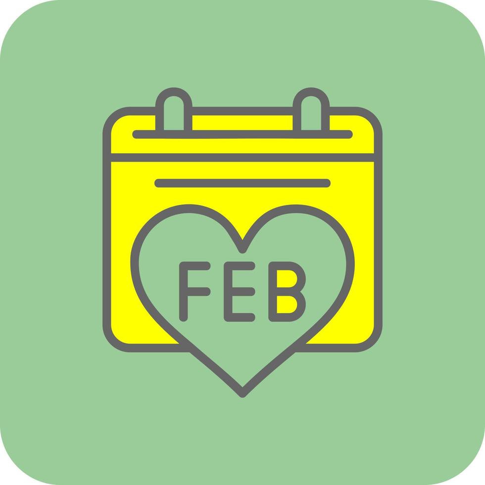 Valentinstag-Vektor-Icon-Design vektor