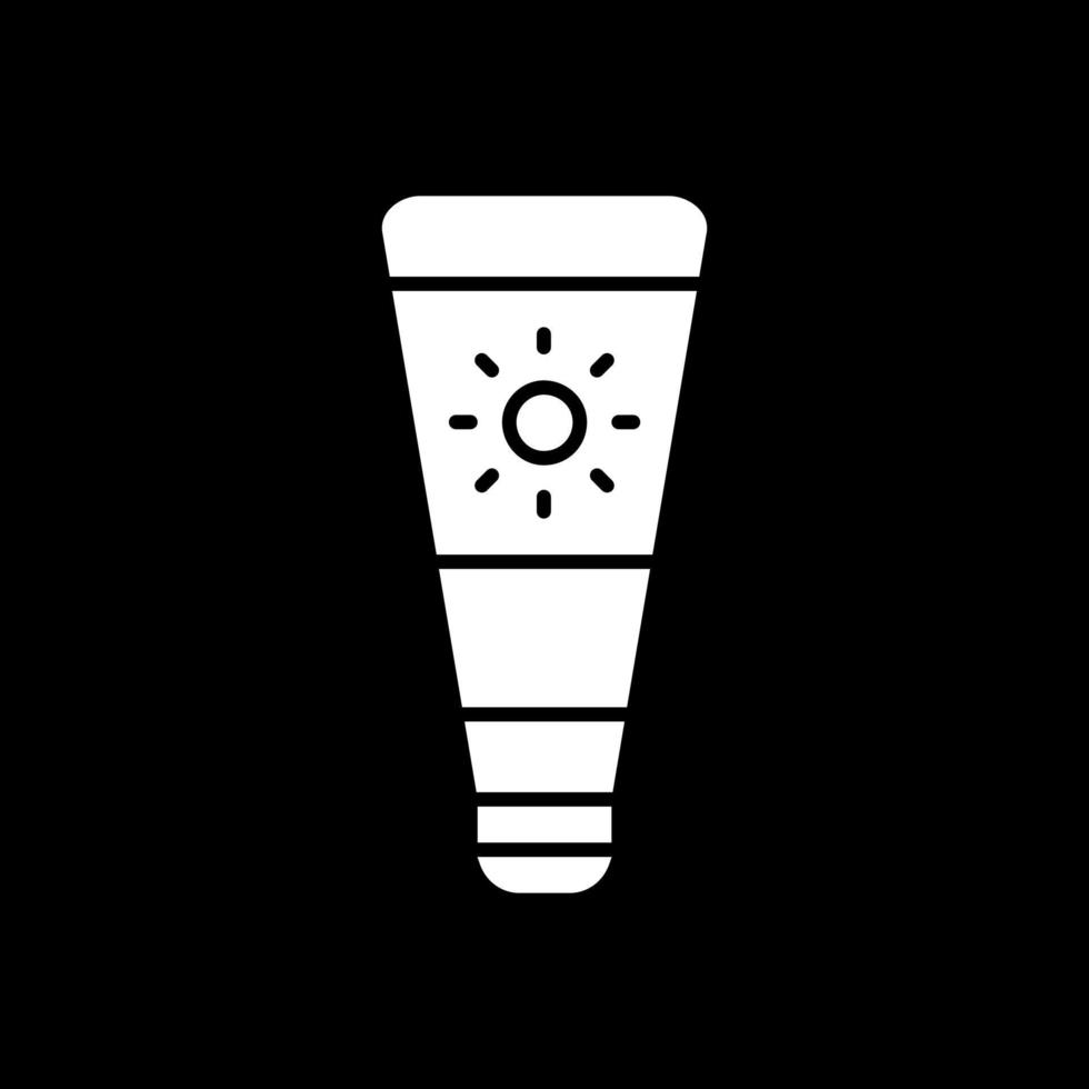 Sonnenschutz-Vektor-Icon-Design vektor