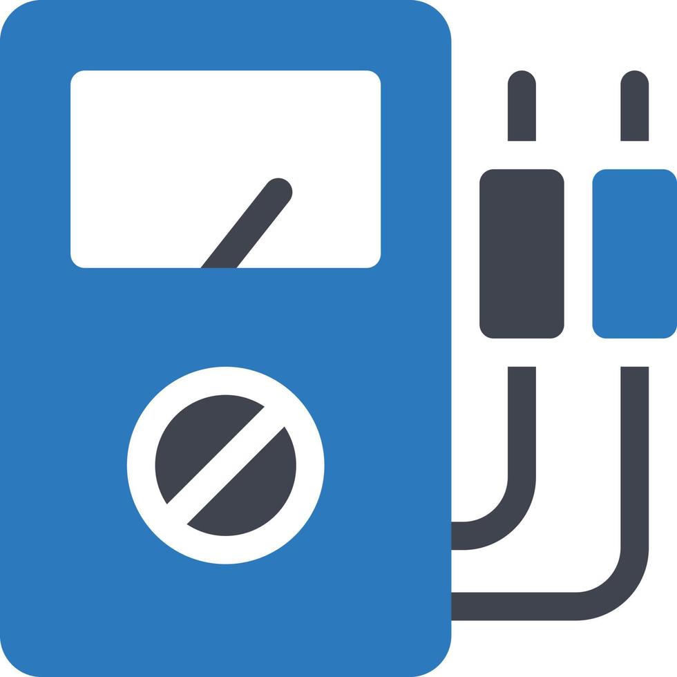 voltmeter vektor illustration på en bakgrund. premium kvalitet symbols.vector ikoner för koncept och grafisk design.
