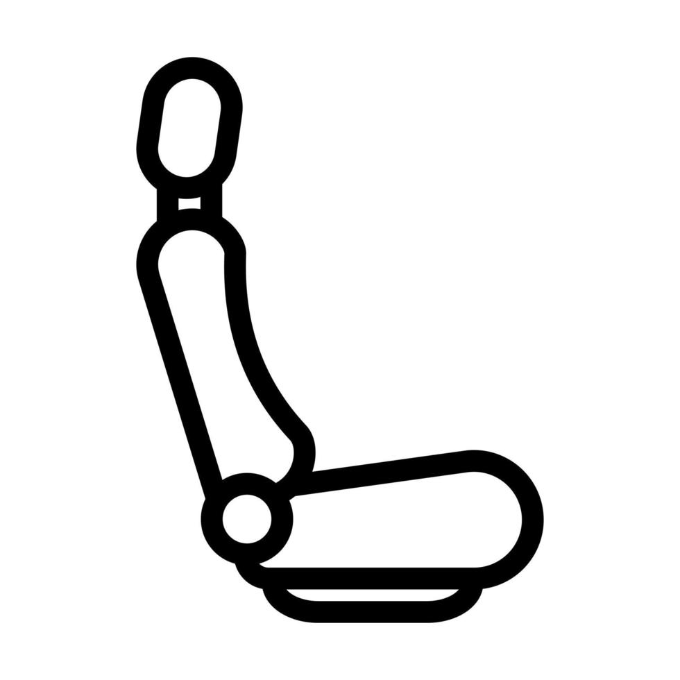 bil sittplats ikon design vektor