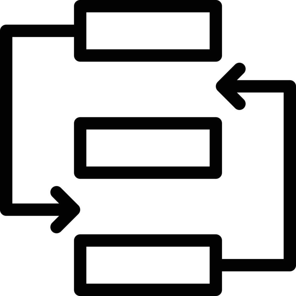 Flussdiagramm-Vektorillustration auf einem Hintergrund. Premium-Qualitätssymbole. Vektorsymbole für Konzept und Grafikdesign. vektor