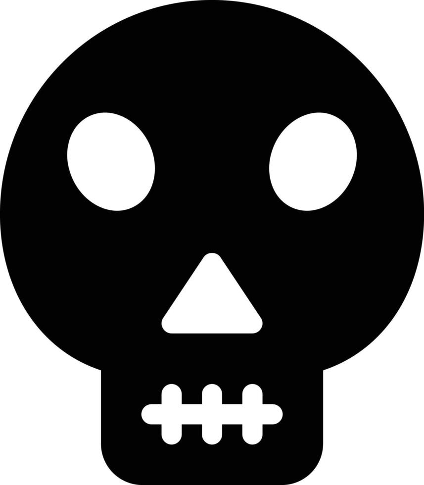 Totenkopf-Vektorillustration auf einem Hintergrund. Premium-Qualitätssymbole. Vektorsymbole für Konzept und Grafikdesign. vektor