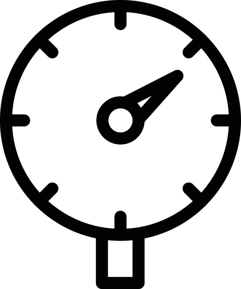 Druckmesser-Vektorillustration auf einem Hintergrund. Premium-Qualitätssymbole. Vektorsymbole für Konzept und Grafikdesign. vektor