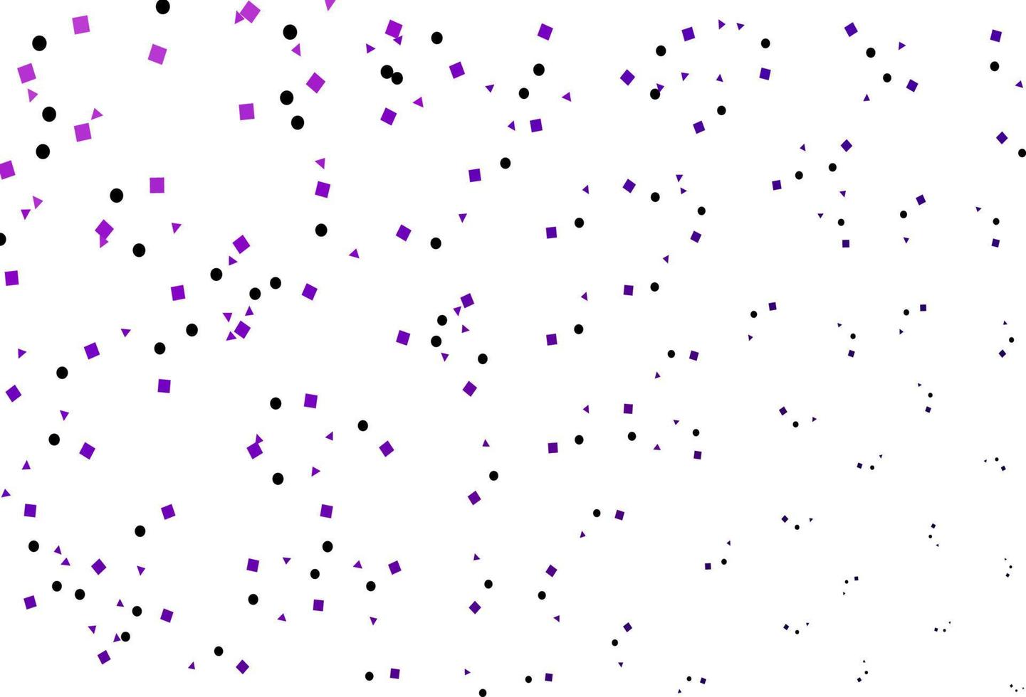 hellviolettes, rosafarbenes Vektorlayout mit Kreisen, Linien, Rechtecken. vektor