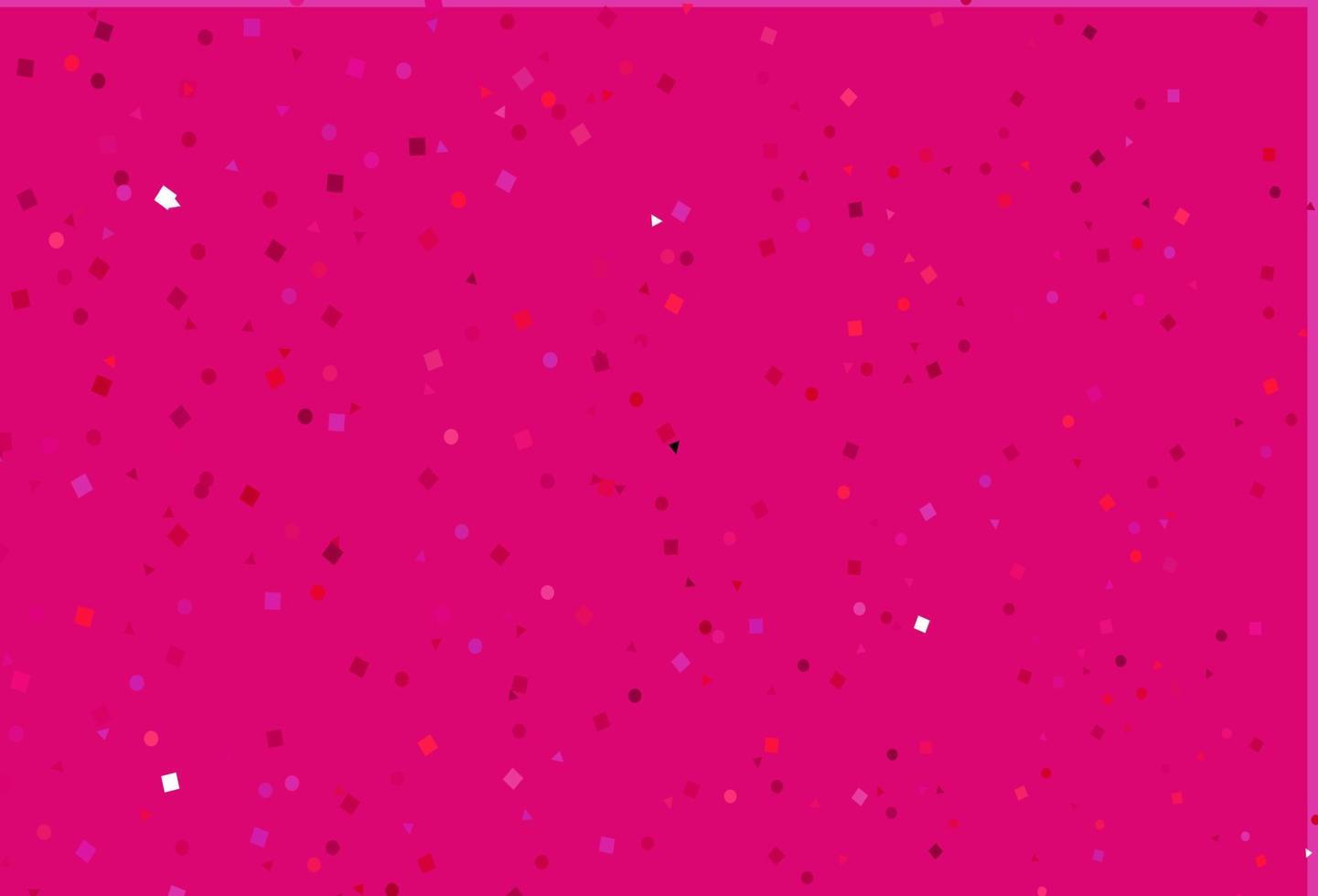 hellviolette, rosafarbene Vektortextur im Poly-Stil mit Kreisen, Würfeln. vektor