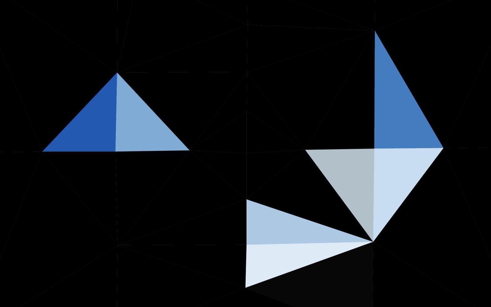 ljusblå vektor suddig triangelstruktur.