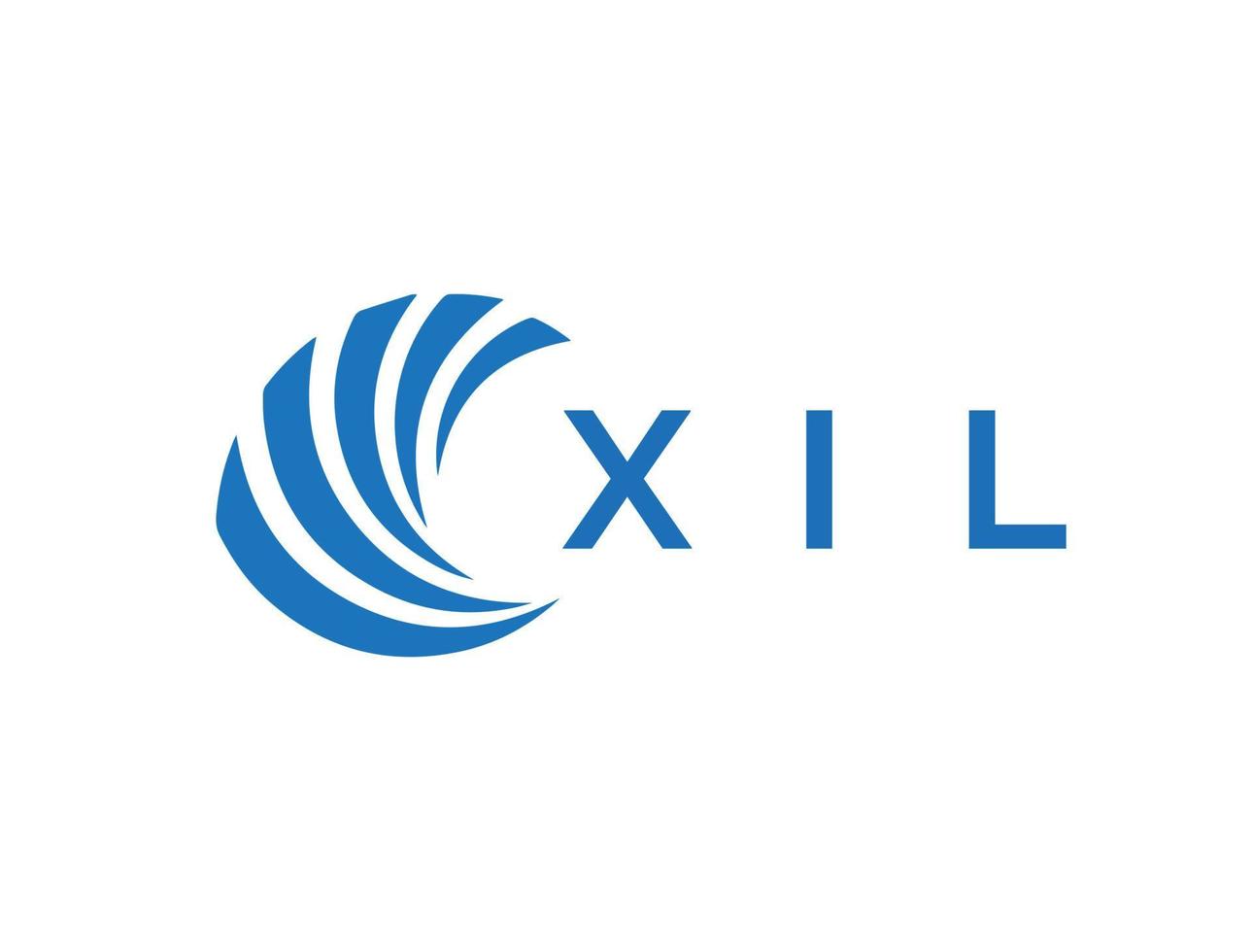 xil brev logotyp design på vit bakgrund. xil kreativ cirkel brev logotyp begrepp. xil brev design. vektor