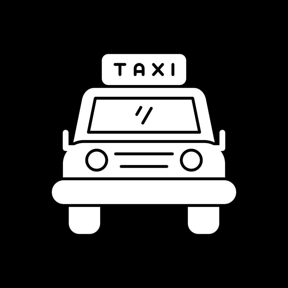 Taxi-Vektor-Icon-Design vektor