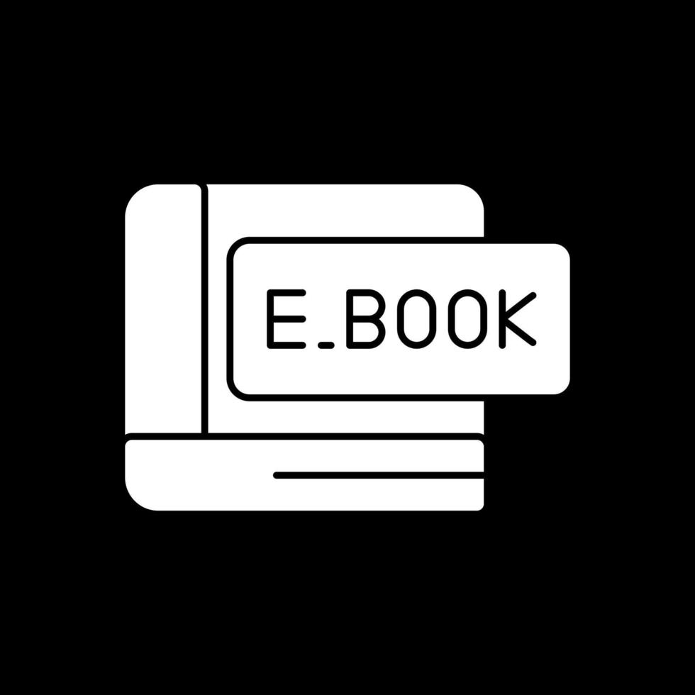 E-Book-Vektor-Icon-Design vektor