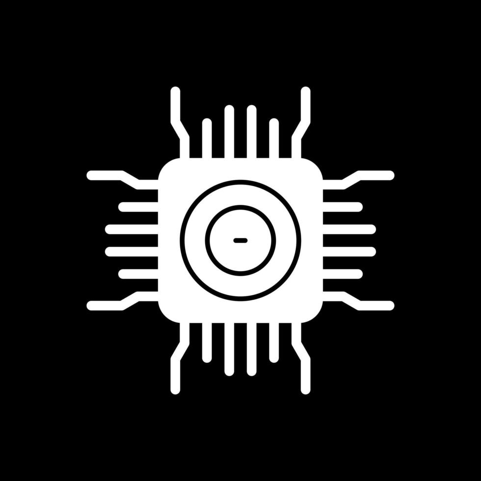 CPU-Vektor-Icon-Design vektor