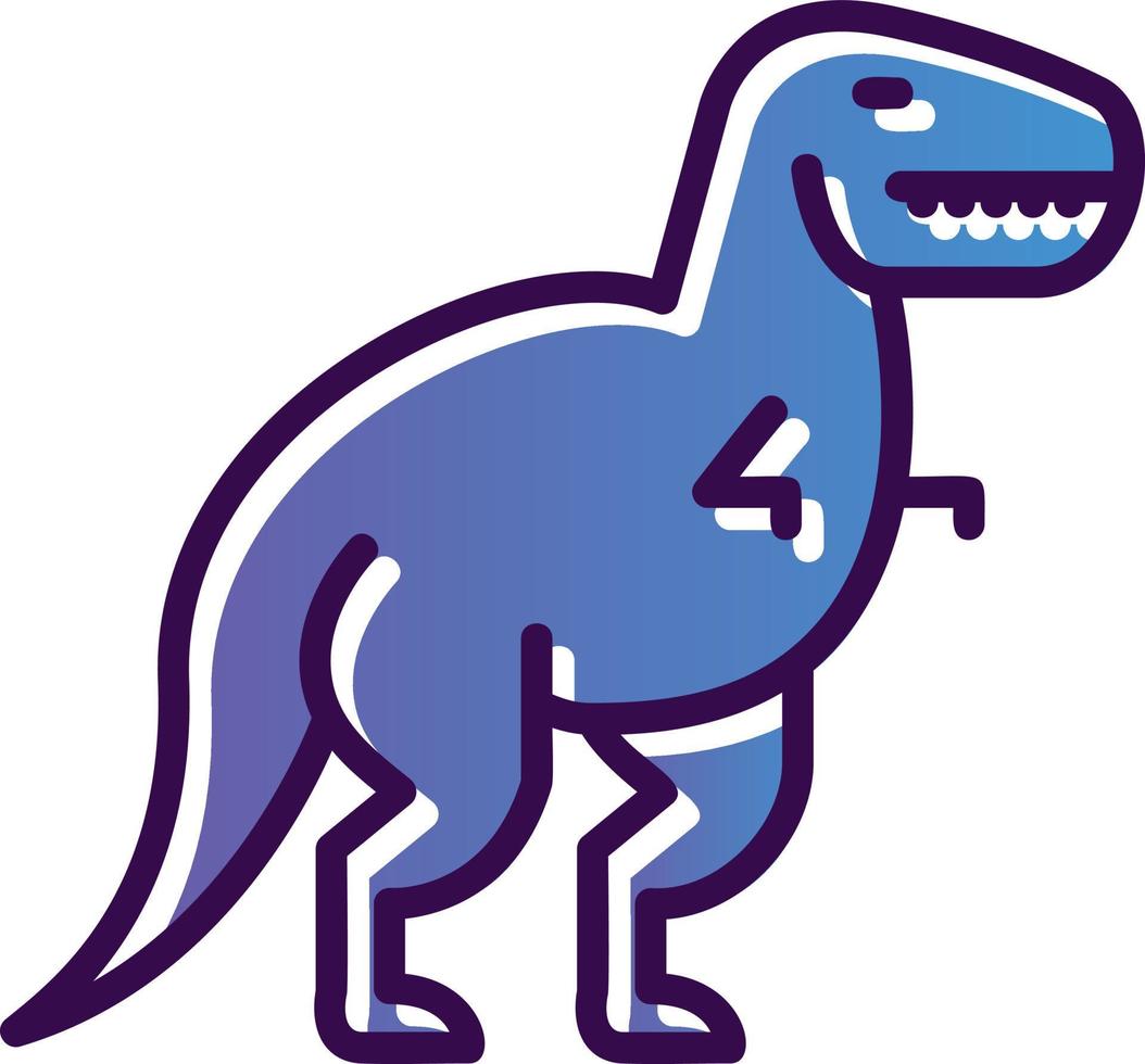 dinosaurie vektor ikon design