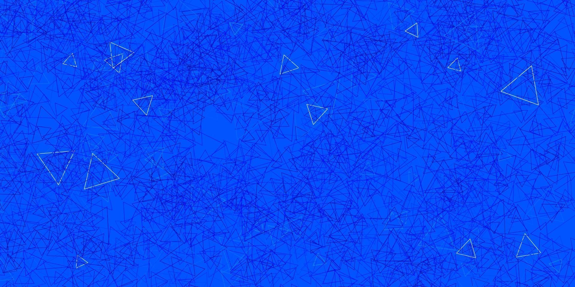 mörkblå vektormönster med polygonala former. vektor