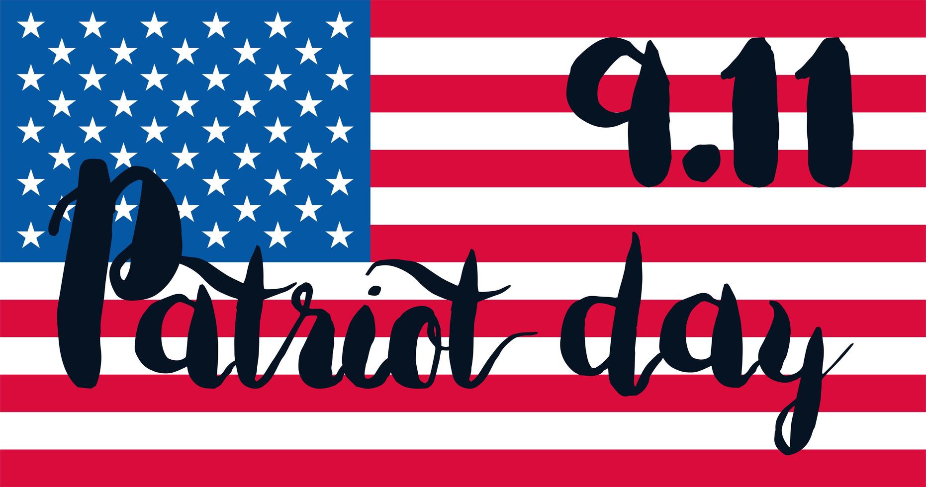 patriot dag banner vektor